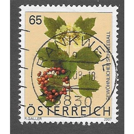 AUT 2007 65c 'FLORA DEFINITIVES ' FINE USED (EBID73-299)