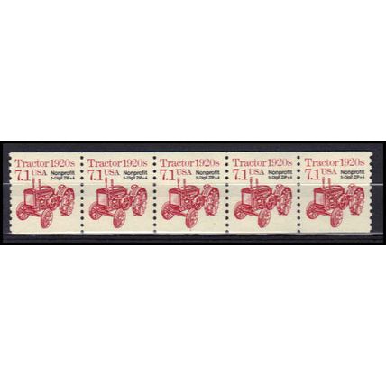 2127b 7.1c Tractor Very Fine MNH Dry Gum PNC 1/5 X0854