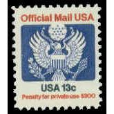 O129 13c Eagle Fine MNH G0563