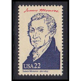 2216e 22c James Monroe Fine MNH W3012