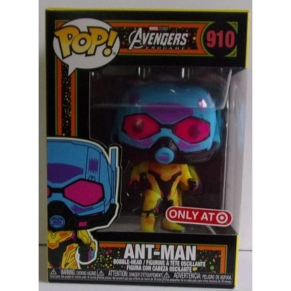 FUNKO ' AVENGERS ' ANT-MAN TARGET EXCLUSIVE BLACK LIGHT figure