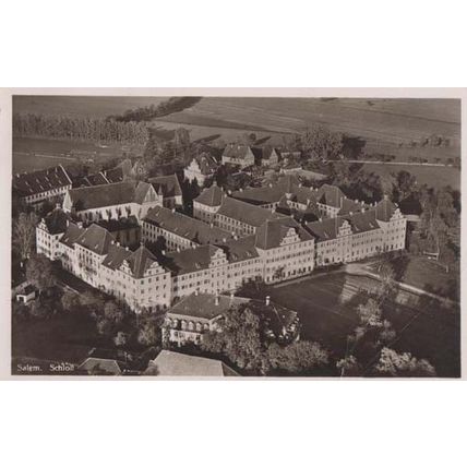 Salem Baden Wurttemberg Germany Vintage Aerial Real Photo Postcard