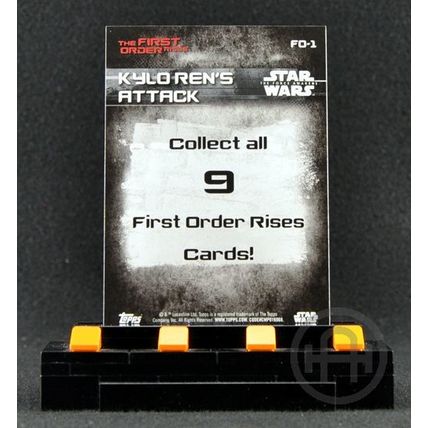Topps Star Wars The Force Awakens S1 – First Order Rises – Complete (9 cards)