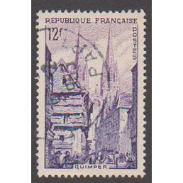 France 1954 Quimper in buildings series SG FR1208