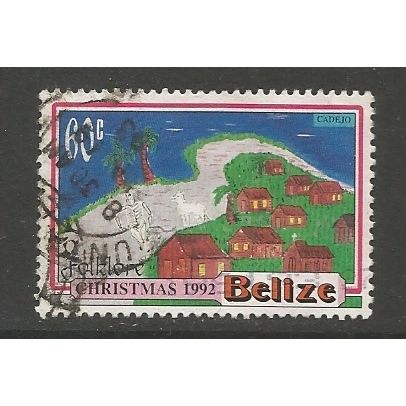 Belize 1992 Christmas 60c, used. SG1135
