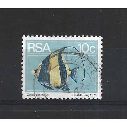 SouthAfrica.SG356 10c Moorish Idol.Fine Used.Sep25v