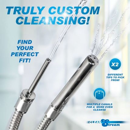 Clean Stream Shower Enema System Steel Hose Cleanstream Anal Ass Butt Cleaning !