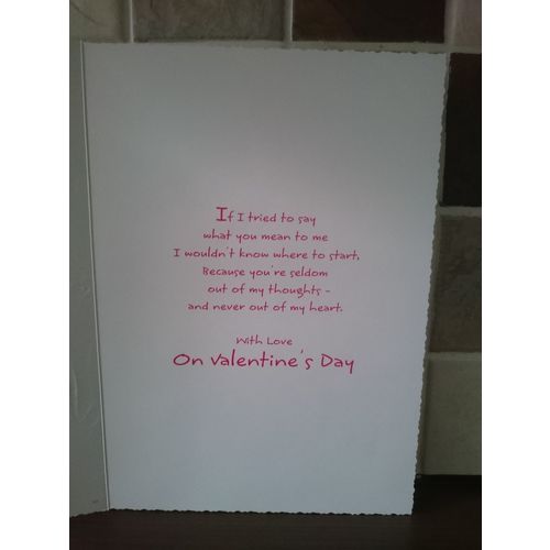 Boyfriend Valentine's Card - 06 (LARGE CARD)