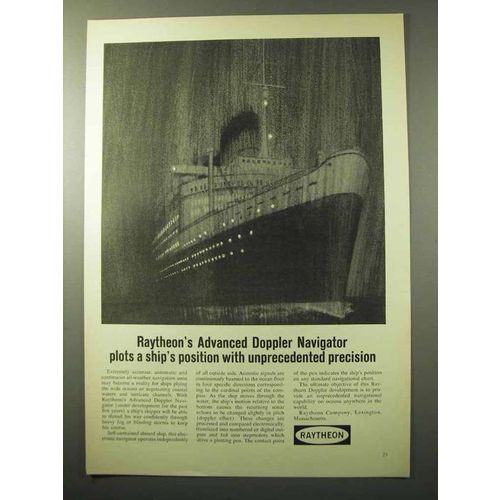 1964 Raytheon Advanced Doppler Navigator Ad