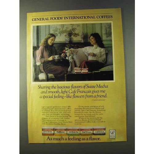 1979 General Foods International Coffee Ad, C. Lawrence