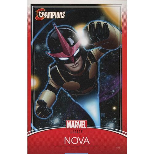 Champions (2016) #13 Marvel Comics Trading Card Variant NOVA Humberto Ramos