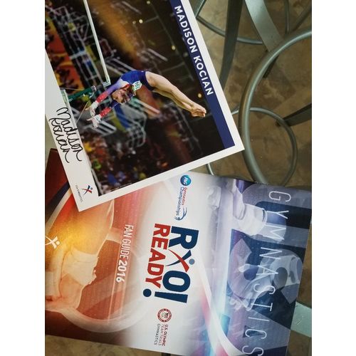 MADISON KOCIAN-2016 RIO OLYMPIC GOLD & SILVER MEDALIST-USA GYMNASTICS-AUTOGRAPH!