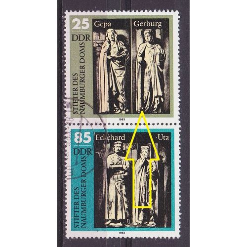 GERMANY DDR [1983] MiNr 2808 SZd260 F04 ( OO/used ) [01] Plattenfehler