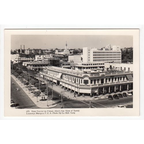View of Town Lourenco Marques Maputo Mozambique RP Postcard