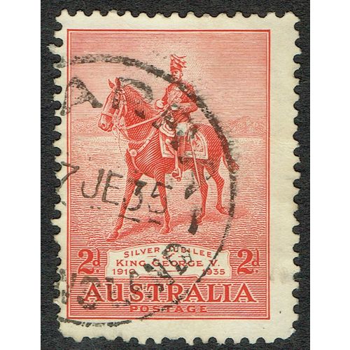 Australia 1935 Silver Jubilee 2d Scarlet SG156 FU