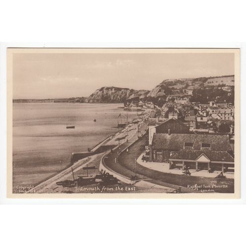 Sidmouth from the East Postcard Devon 103