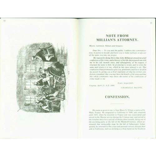 The Murder of Julia Bulette: 1868. by DeLong..1 to >29 lots of 10 copies