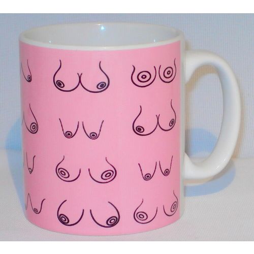PERSONALISED Boobs Mug ANY NAME Breast Cancer Awareness Now Boob Boobies Gift