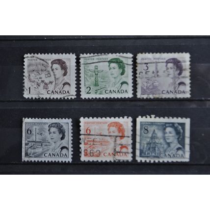 CANADA SG 0579 USED stamps (6)