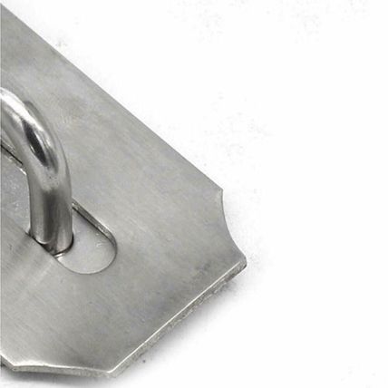 S Rustproof Stainless Steel 90 Degree Right Angle Door Padlock Plate Hasp Latch