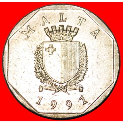 FLOWER: MALTA ★ 50 CENTS 1991! LOW START★NO RESERVE