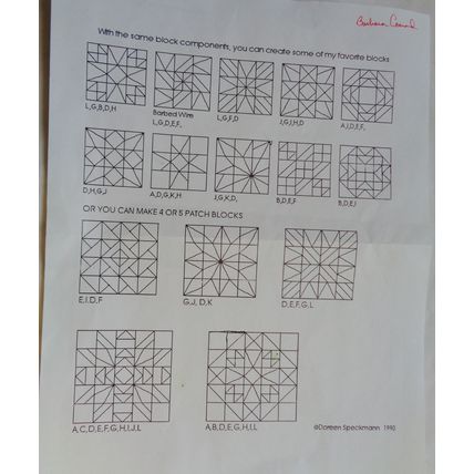 Quick Strip Peaky Spikes Friends Quilting Templates SP1 Doreen Speckmann Used