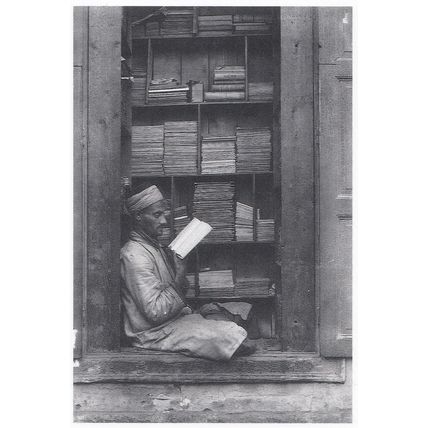 Rudolf Lehnert Indian Old Bookcase 1920s Un Lecteur Le Care Photo Postcard