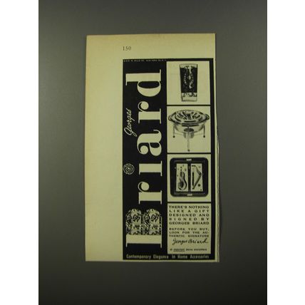 1954 Georges Briard Home Accessories Ad - There's nothing like a gift