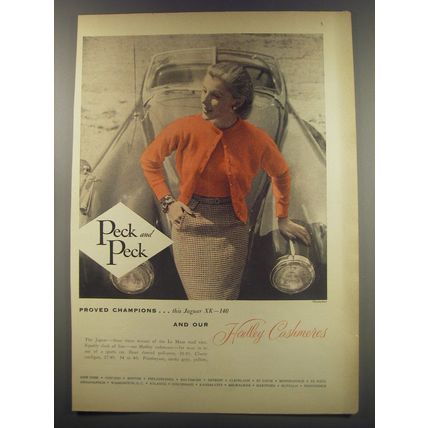 1956 Peck and Peck Hadley Cashmeres Ad - photo by Don Honeyman