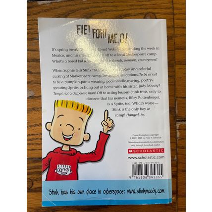 Stink Hamlet & Cheese Book by Megan McDonald Scholastic Homeschool Reading 11