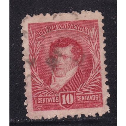 Argentina 1892 Belgrano 10c fine Used SG 147 VGC