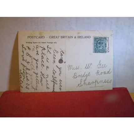 CAPSTONE HILL & WINTER GARDENS ILFRACOMBE, DEVON used antique postcard 1904 pm =