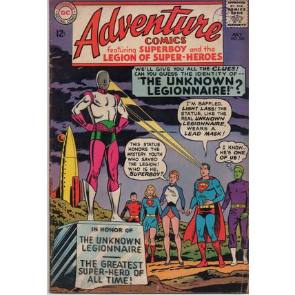 SILVER AGE DC - ADVENTURE COMICS NO. 334 - 3.5 (1965)