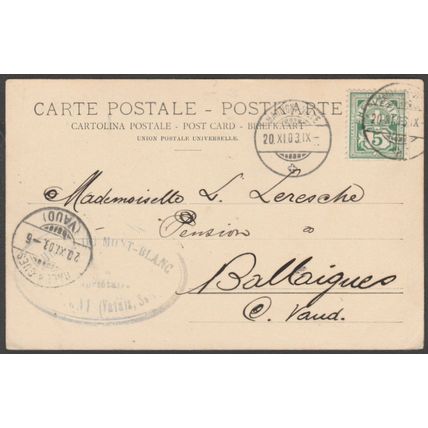 Lac du Grand St-Bernhard, Valais, 1903 - Comptoir de Phototypie CPA