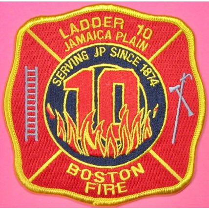 Boston, MA Fire Dept Ladder 10. PP61.