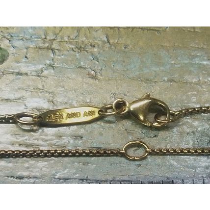 Authentic Alex and Ani Gold Over 925 Sterling Silver Necklace 18” Adj.