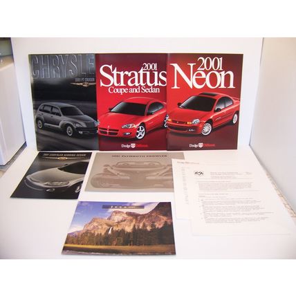 2001 CHRYSLER PT STRATUS SEBRING PLYMOUTH PROWLER NEON JEEP SALES BROCHURES (6)