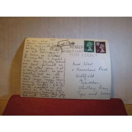 CRINGLETIE HOUSE HOTEL, PEEBLES, Borders, SCOTLAND used postcard 1978 pm =