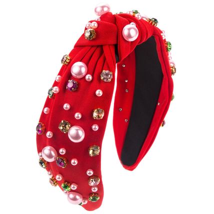 Baroque Women's Headband Embellished Jewelled Hairband Tiara Crown Wedding Party