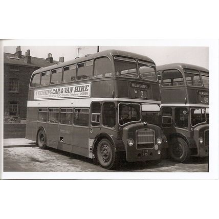 Black & White Photo of Thames Valley Traction Co. Ltd. - THW 745 ex. Bristol
