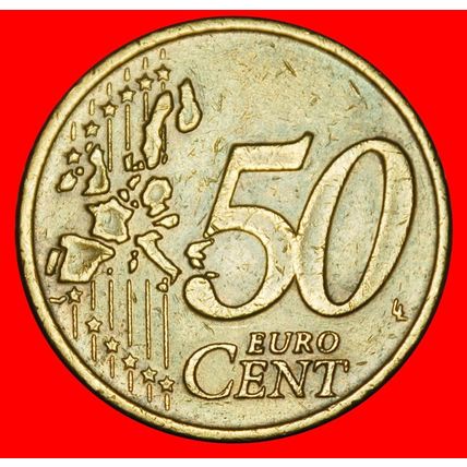 Ⰶ NORDIC GOLD (2002-2024): GREECE ★ 50 EURO CENTS 2002 ★LOW START★NO RESERVE