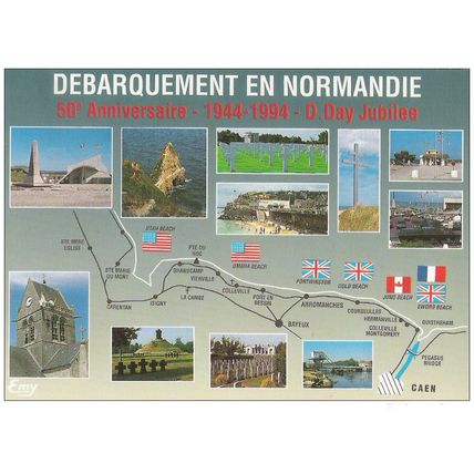 14 - CIRCUIT DES PLAGES DU DEBARQUEMENT LE 6 JUIN 1944