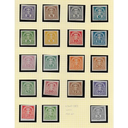 AUSTRIA MH & MNH SELECTION PRE WAR STAMPS 112 COUNT NEWSPAPER AIRS ARMS ARTS ETC