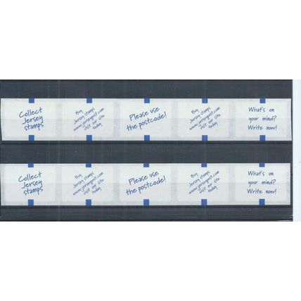 Jersey stamps. 2004 Christmas Illuminations strips MNH. SG 1170 - 1179 (AL110)