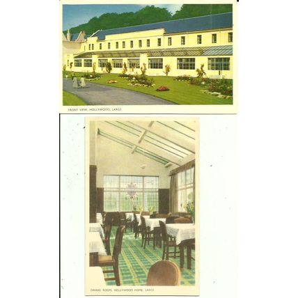 Ayrshire LARGS Hollywood Home Two Postcards