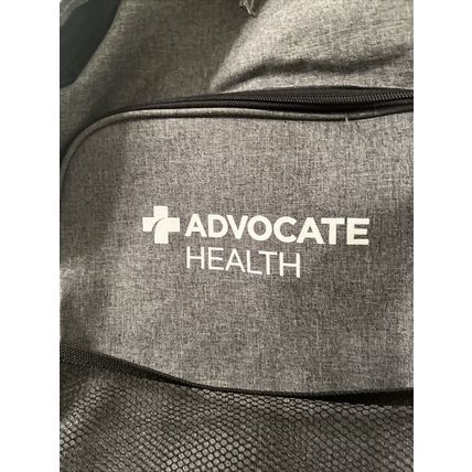 ADVOCATE HEALTH Backpack Bag Healthcare Gray
