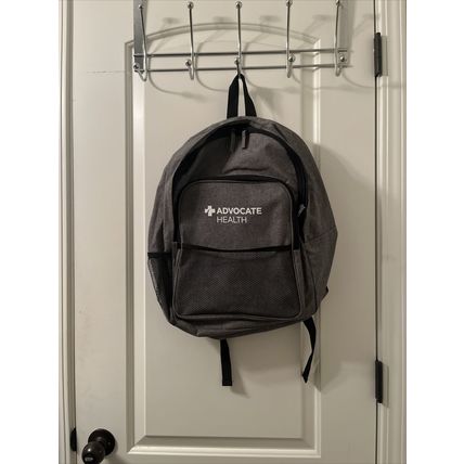 ADVOCATE HEALTH Backpack Bag Healthcare Gray