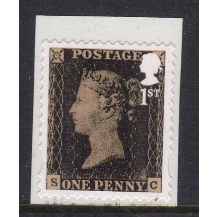 SG3709 2015 1st PENNY BLACK ~ SELF-ADHESIVE Ex MB13