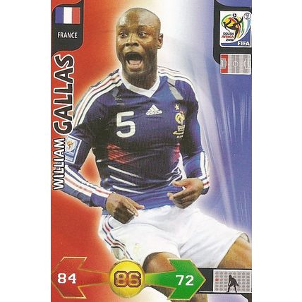Panini's Adrenalyn XL FIFA World Cup 2010: France, Defender - Gallas