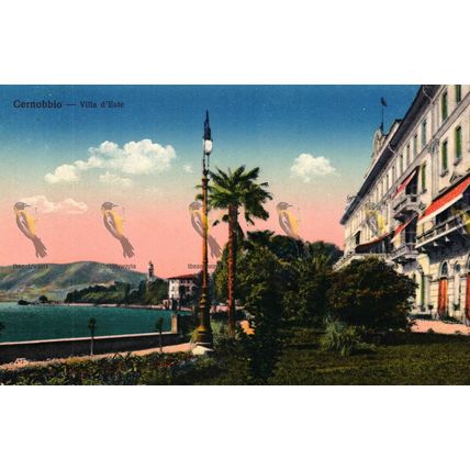 Cernobbio, Villa d'Este, Switzerland, pTp 1049 Postcard, 1927